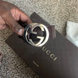 Gucci belt purple